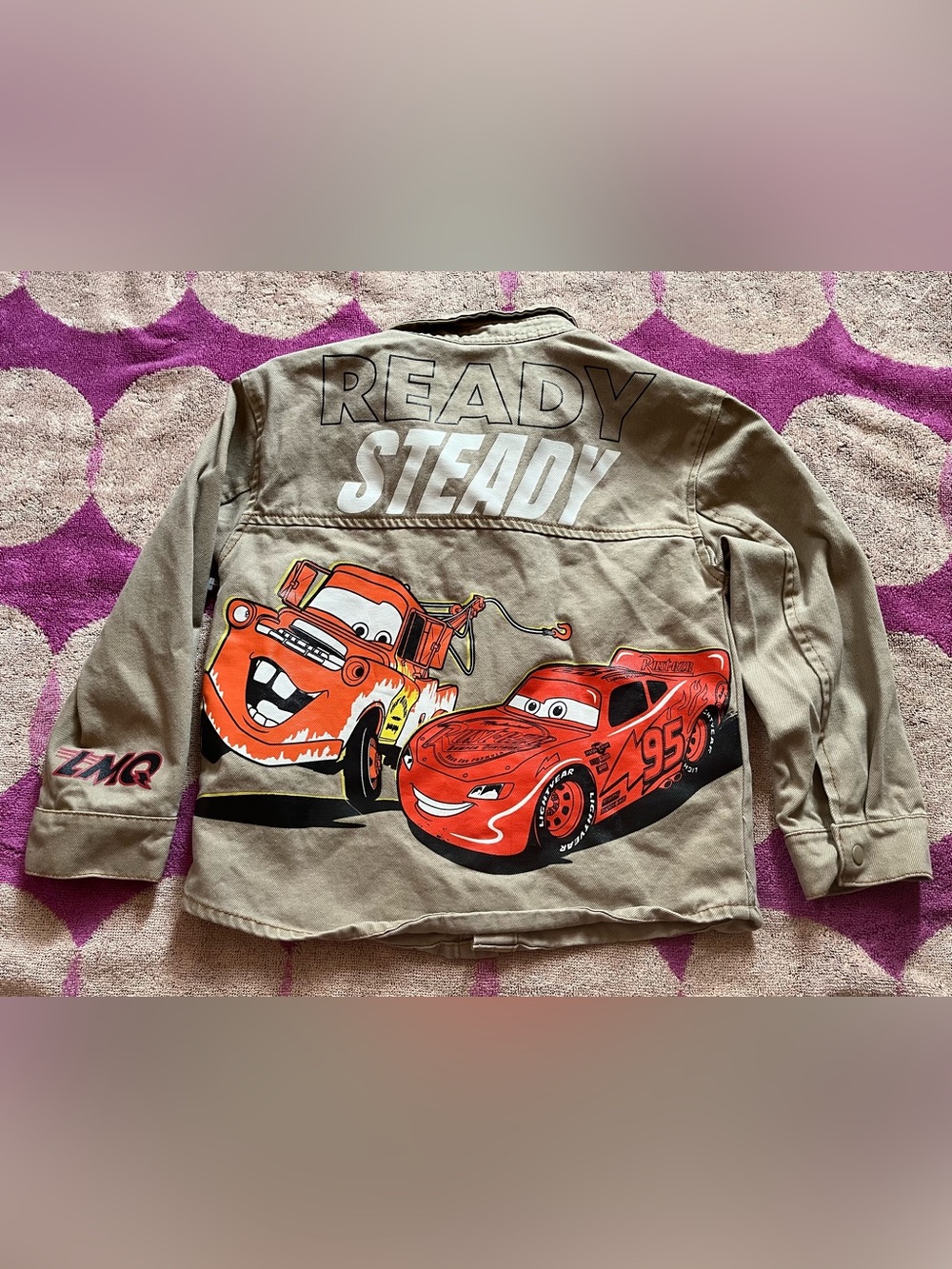 Disney Pixar Cars Lightning McQueen Toddler Shacket size 5T - Picture 8 of 14